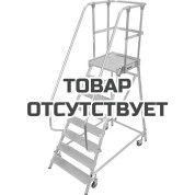 Лестница односторонняя передвижная с площадкой KRAUSE Stabilo 4,39 м