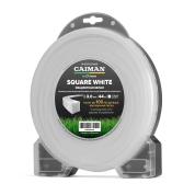 Леска триммерная Caiman Square White квадрат 3,0 мм, 44 м