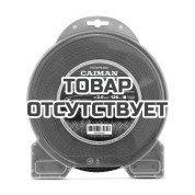 Леска триммерная Caiman Twist Black спираль, клевер 2,0 мм, 126 м