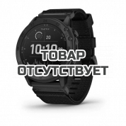 Умные часы черные DLC с нейлоновым ремешком Garmin Tactix Delta Solar