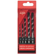 Набор сверл по бетону 5шт ELITECH 1820.049400