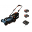 Газонокосилка аккумуляторная SENIX LPSX2-M-EU, 2X2 40V, 43см c АКБ и ЗУ