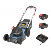 Газонокосилка аккумуляторная SENIX LSSX2-H-EU, 2X2 40V, 46см c АКБ 5Ач и ЗУ