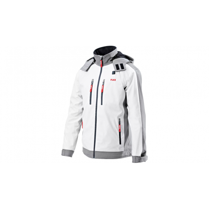 Аккумуляторная куртка с подогревом Flex TJ White 10.8/18.0 L Мужская