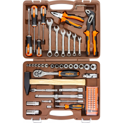 Набор инструмента универсальный Ombra OMT75S 1/4", 1/2"DR, 75 предметов