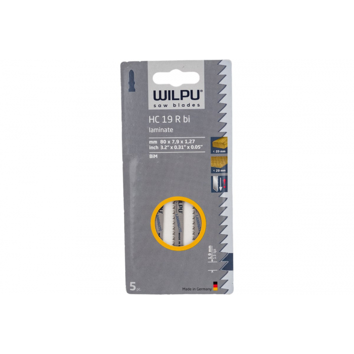 Пилка по ламинату HC 19 R bi 5 шт. WILPU 210400005