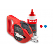 Шнур малярный для отбивки и порошок меловый красный SOLA CLG 30 SET R 66111142