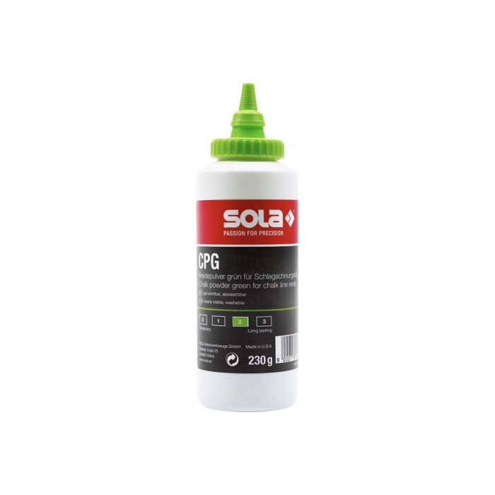 Порошок меловый SOLA зеленый 230 г CPG 230 66153101