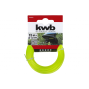 Леска для триммера (1.6 мм, 15 м, нейлон, профиль круг) KWB Profi 654216