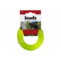 Леска для триммера (2 мм, 15 м, нейлон, профиль круг) KWB Profi 654220