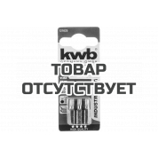 Бита (3 шт, 25 мм) KWB INDUSTRY TTORX25 121625