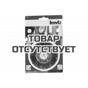 Щетка плоская нейлоновая (100 мм; хвостовик 6 мм; грубая) KWB 6044-30