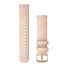 Ремешок сменный розовый с золотистой застежкой Garmin Quick Release 20 мм (нейлоновый)