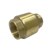 Клапан обратный UNIPUMP магистральный 1,25&quot; , латунь, резьба НР х ВР