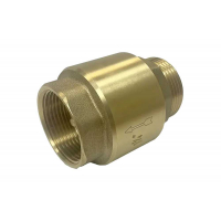 Клапан обратный UNIPUMP магистральный 1,25&quot; , латунь, резьба НР х ВР