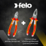 Комплект: Бокорезы диэлектрические Felo 58101840 + Плоскогубцы комбинированные диэлектрические Felo 58001840