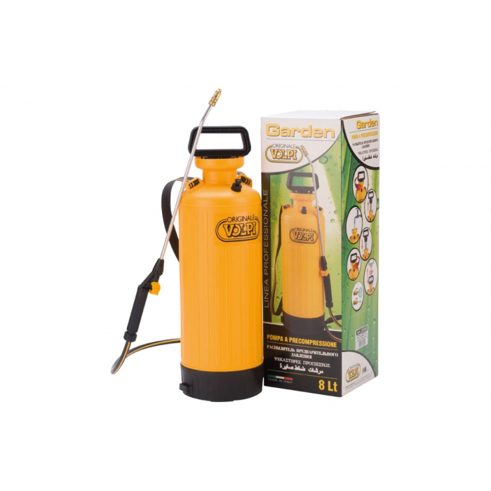 Помповый опрыскиватель со штангой Volpi Garden 8 л Rapid/Get 3350C