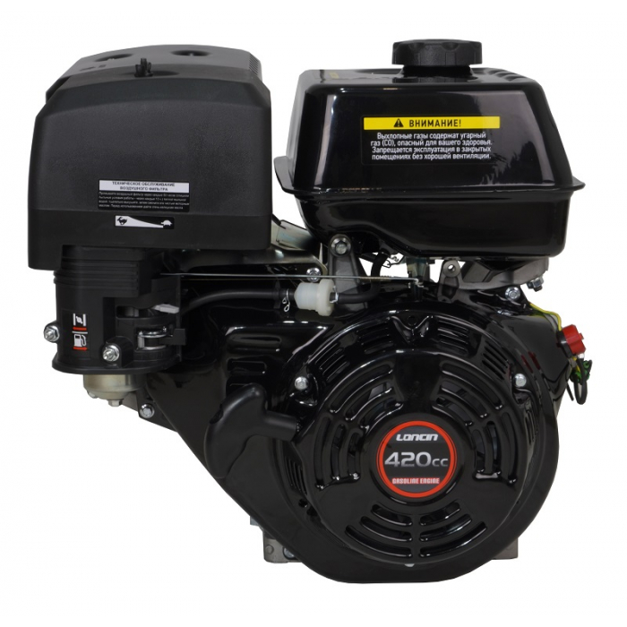 Двигатель Loncin G420F (L type) конусный вал 105.95мм