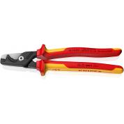 Кабелерез Knipex StepCut XL ступенчатый рез, Ø 23 мм, длина 225 мм, фосфатированный, 2-комп ручки KN-9518225