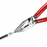 Плоскогубцы комбинированные остроконечные с удлинёнными губками KNIPEX KN-0821185SB