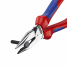 Плоскогубцы комбинированные остроконечные с удлинёнными губками KNIPEX KN-0822185SB