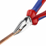 Плоскогубцы комбинированные остроконечные с удлинёнными губками KNIPEX KN-0822185SB
