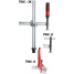 Зажимной элемент с регулируемой глубиной захвата Bessey TWV28-30-17-2K