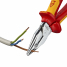 Плоскогубцы комбинированные остроконечные с удлинёнными губками KNIPEX KN-0826185SB