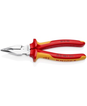 Плоскогубцы комбинированные остроконечные с удлинёнными губками KNIPEX KN-0826185SB