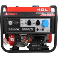 Портативный бензиновый генератор A-iPower A6500EA