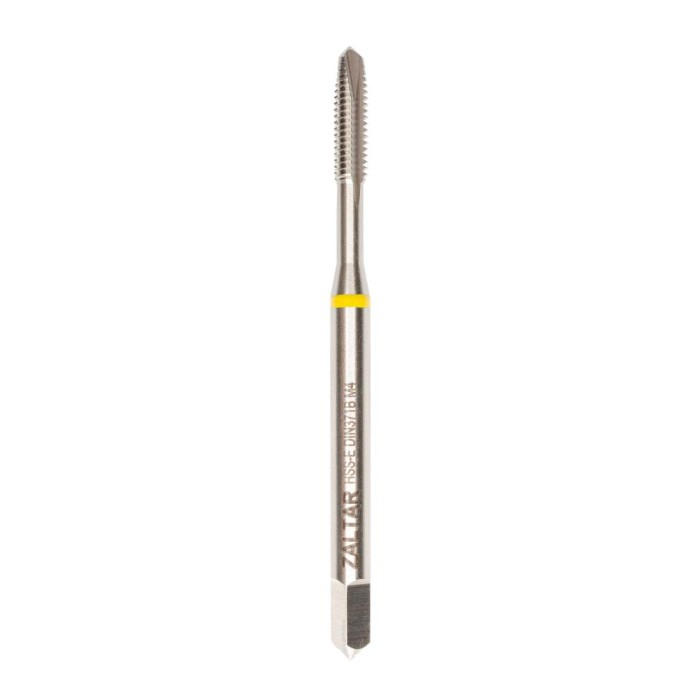 Метчик машинный ZALTAR ZA-42157 YELLOW RING HSS-E DIN 371, Тип B, M4 x 0.7