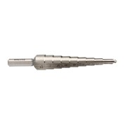 Сверло ступенчатое ZALTAR ZA-05321 HSS Gr.1, Ø4-12 мм, прямая канавка, трёхплоскостной хвостовик