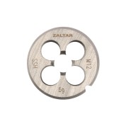 Плашка круглая резьбонарезная ZALTAR ZA-10407 HSS DIN 223 B (DIN EN 22568), M12 x 1.75, 38 x 14
