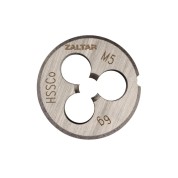 Плашка круглая резьбонарезная ZALTAR ZA-03803 HSS-E DIN 223 B (DIN EN 22568), M5 x 0.8, 20 x 7
