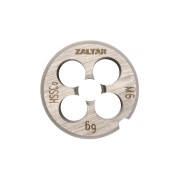 Плашка круглая резьбонарезная ZALTAR ZA-03804 HSS-E DIN 223 B (DIN EN 22568), M6 x 1.0, 20 x 7