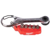 Мини-трещотка Milwaukee 7 в 1 с битами и насадками Micro Ratchet