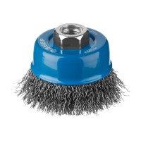 Щетка чашечная ПРОФЕССИОНАЛ (60 мм; М14; витая стальная проволока 0.3 мм) для УШМ ЗУБР 35261-060_z02