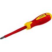Диэлектрическая отвертка Зубр до 1000В ПРОФИ Cr-V PH 2 x 100 мм