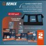 Набор SENIX COMBO 20V Винтоверт импульсный, дрель-шуруповерт 2 АКБ 2Ач, 5Ач и ЗУ