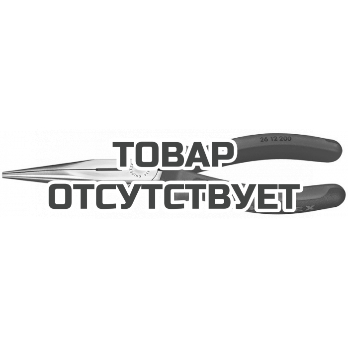 Длинногубцы с режущими кромками KNIPEX KN-2612200SB