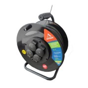 Удлинитель силовой АYGER КГ 3х2,5 30м на металлической катушке IP 44 (c/з) 50034