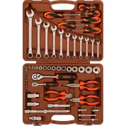 Набор инструмента универсальный Ombra OMT55S 1/4", 1/2"DR, 55 предметов