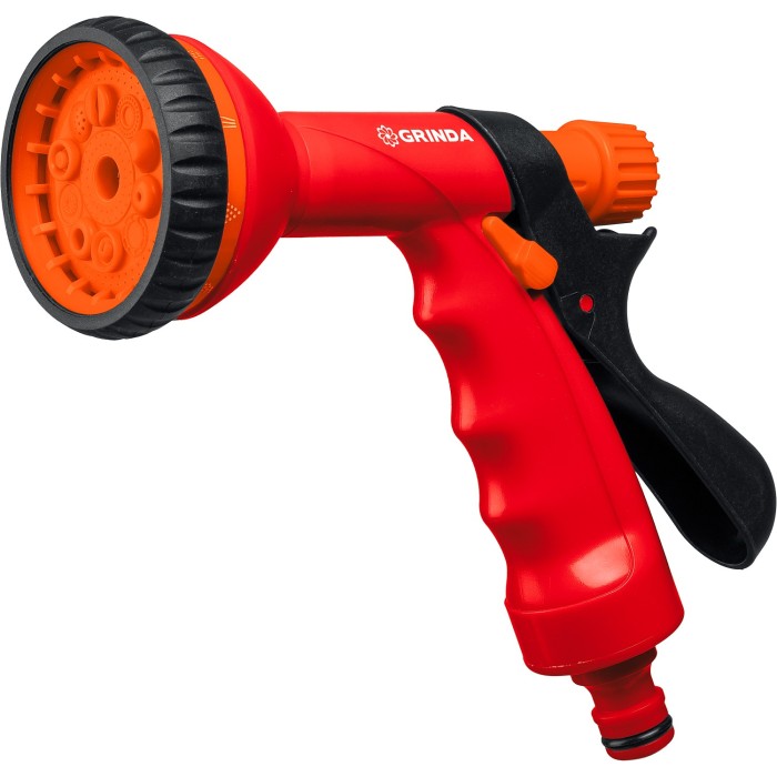 Поливочный пистолет GRINDA P-10 8-427373, 10 режимов, курок сзади, пластиковый