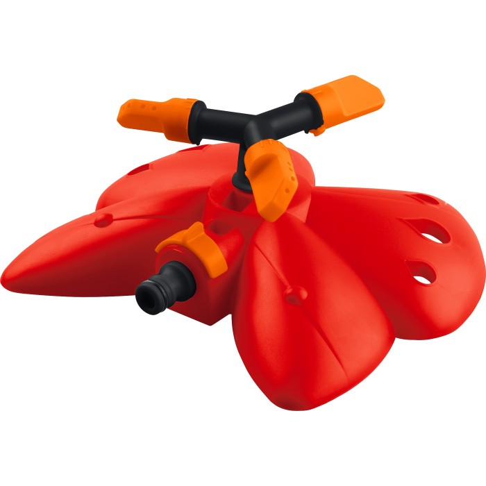 Круговой распылитель GRINDA GB-1 8-427605, 3 сопла, на подставке ″Бабочка″, пластиковый