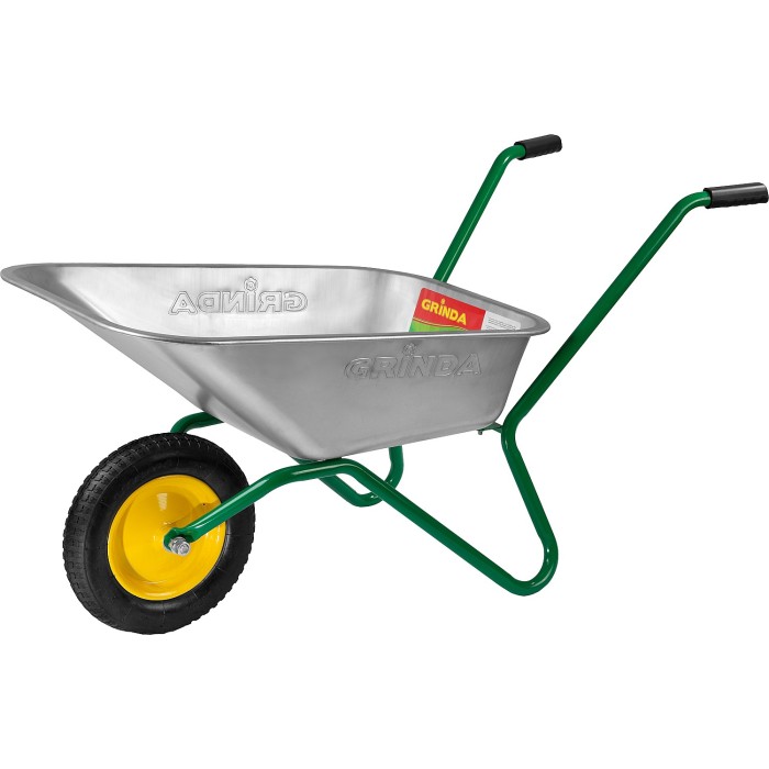 Садовая тачка GRINDA GB-1 422399, 80 л, 100 кг, одноколесная