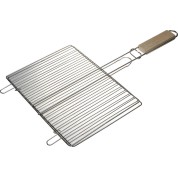 Плоская решетка-гриль GRINDA Barbecue 424733, 300 х 225 мм, нержавеющая сталь