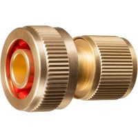 Быстросъёмный соединитель GRINDA BC-34A 8-426130, 3/4&Prime;, для шланга, с автостопом, из латуни, PROLine