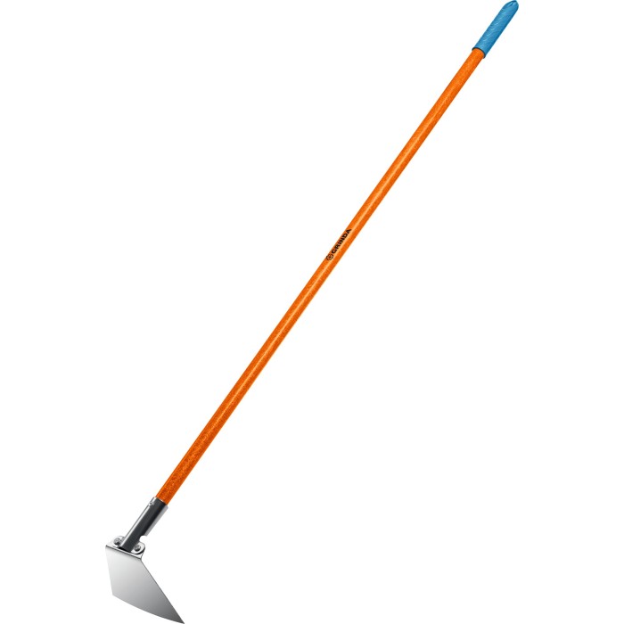 Мотыга GRINDA PH-180 FIBER 39592, 180 х 125 х 1360 мм, нержавеющая сталь, трапециевидный профиль, фибергласовый черенок, PROLine