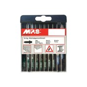 Набор полотен для лобзика для очень быстрых и тонких пропилов в древесине, криволинейных пропилов, резки в металле MPS 3100-BOX-8