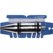 Строительный отвес ЗУБР 06347-50, 5 м, 500 г, хромированная поверхность, с безопасным наконечником